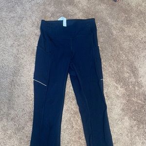 Navy lululemon leggings size 2